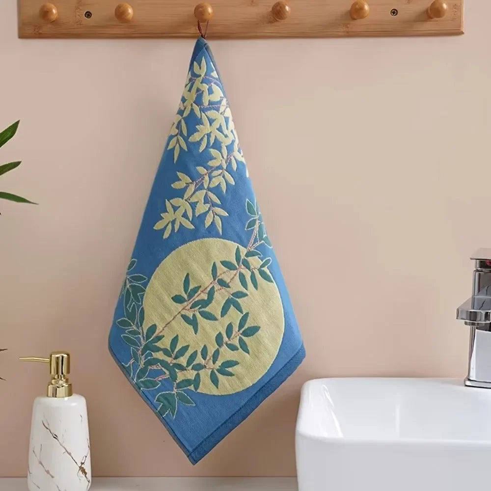 Cotton Gauze Hand Towel 4 Layer Quick Dry Kitchen Towel