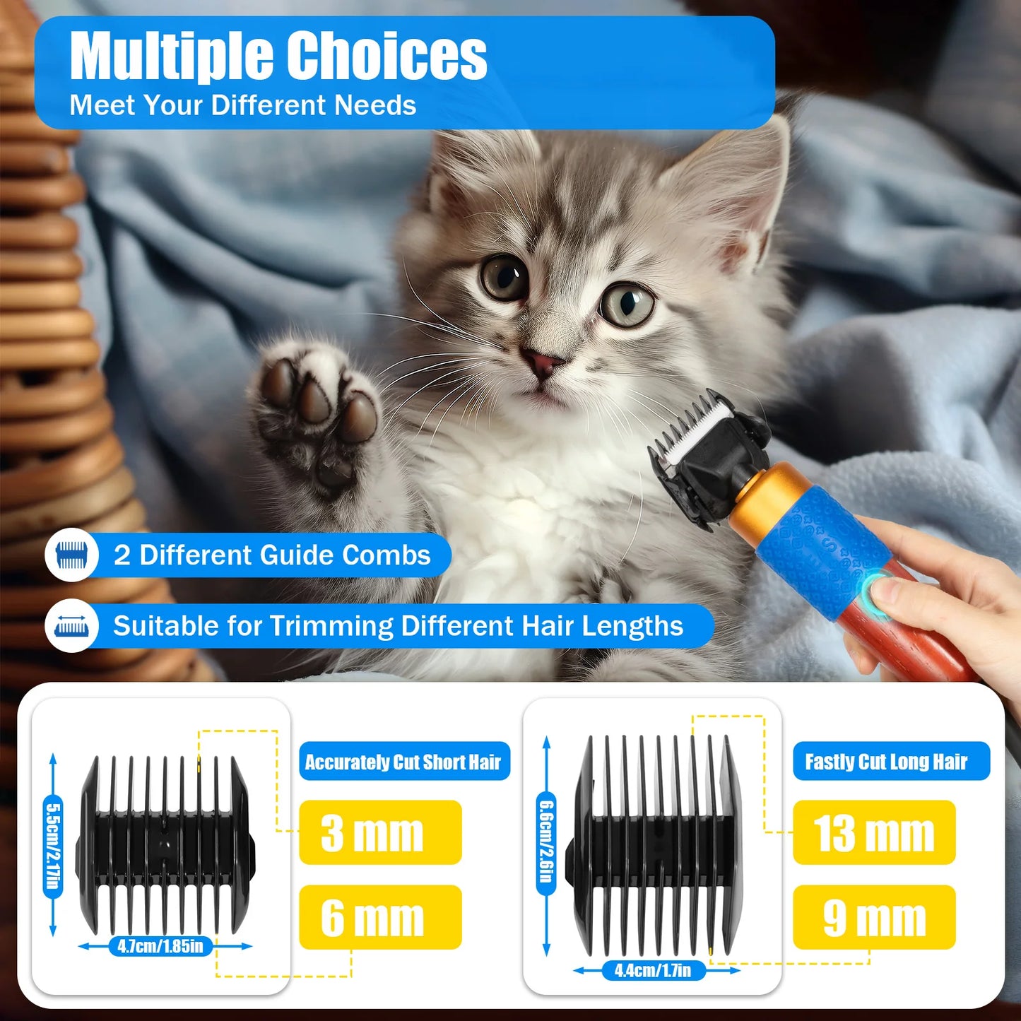 36W Electric Sheep Goat Shears Grooming Clipper For Animals