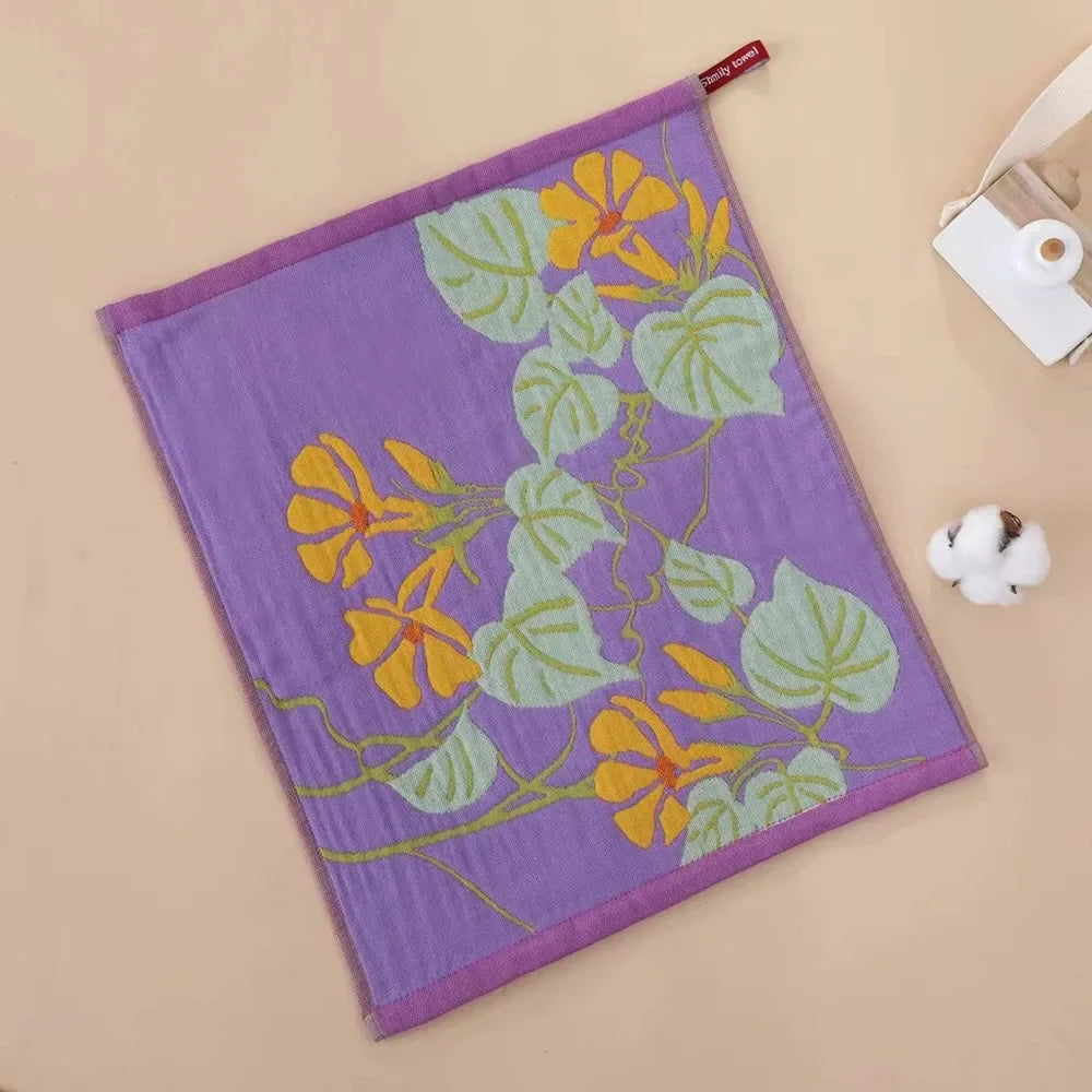 Cotton Gauze Hand Towel 4 Layer Quick Dry Kitchen Towel