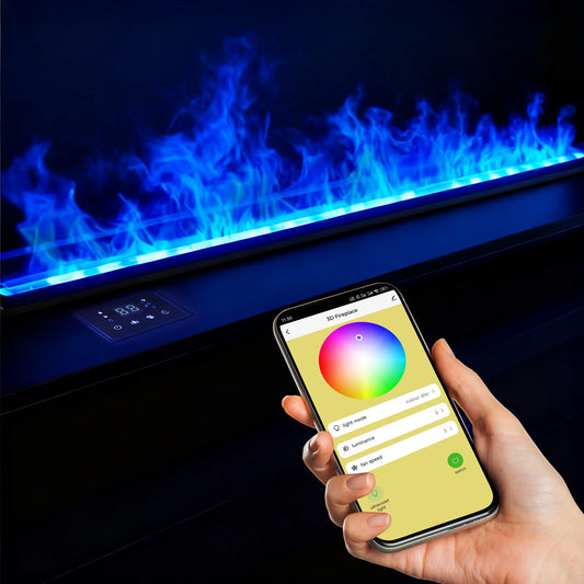Local Stock USA Water Vapor Fireplace Simulated 3D Flame Humidifier