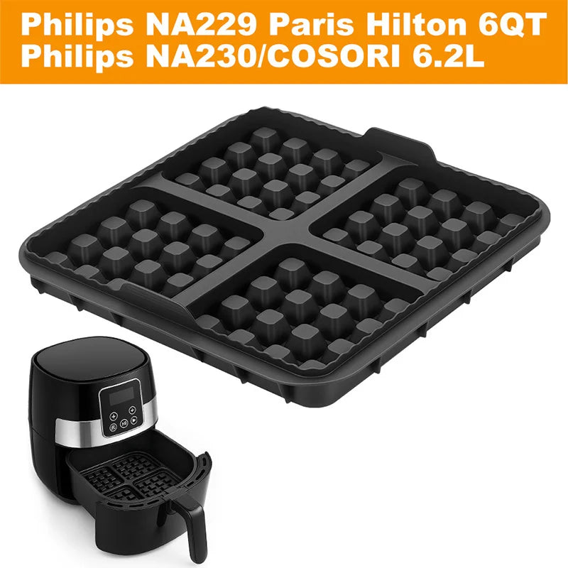 Air Fryer Silicone Biscuit Mold Set Nonstick Baking Tray