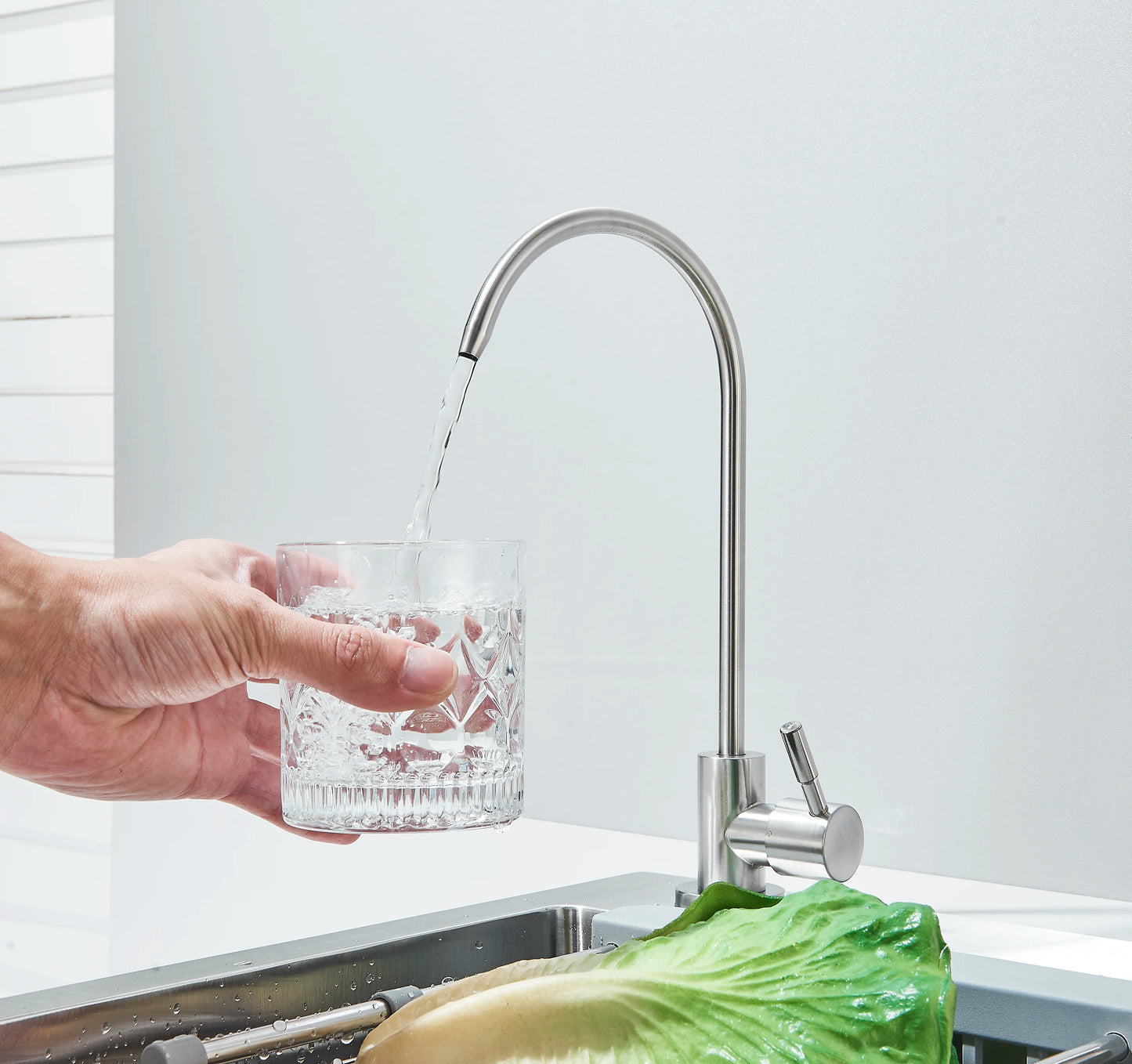 MYQualife Stainless Steel Kitchen Sink With Faucet And Soap Dispenser