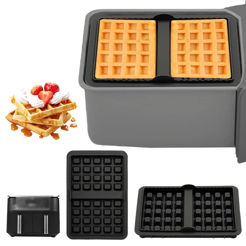 Air Fryer Silicone Biscuit Mold Set Nonstick Baking Tray