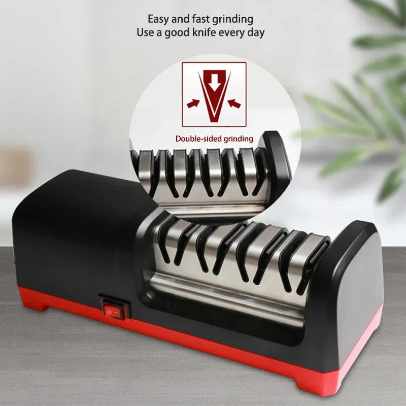 GRINDER 4 Stage Diamond Electric Knife Sharpener 2800 RPM 18W