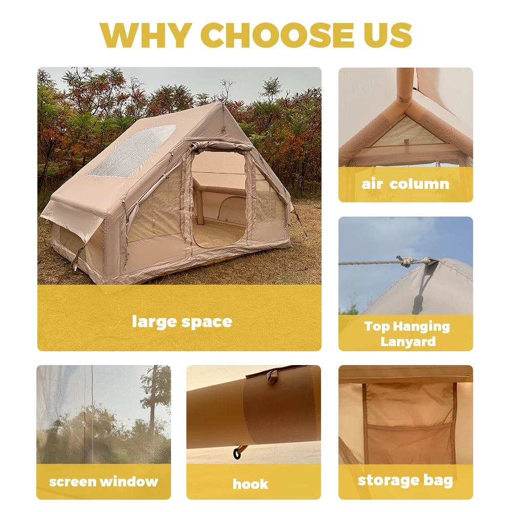 Pakicetus Inflatable Family Tent for Luxury Camping