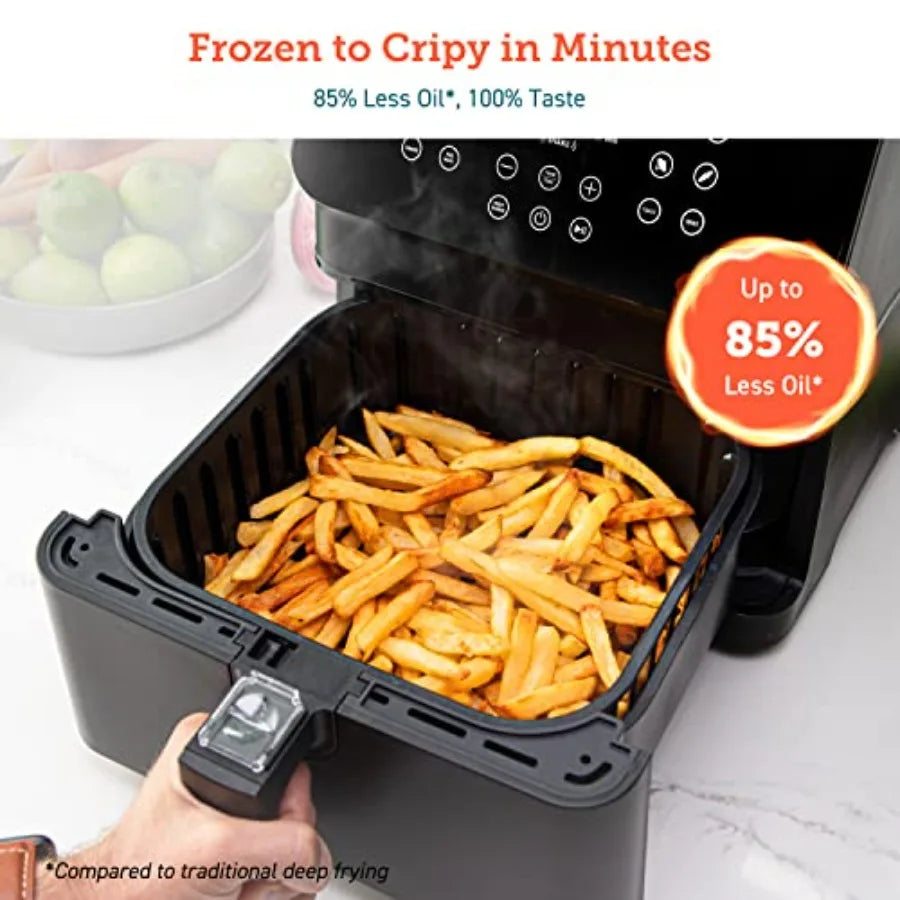 12-In-1 Air Fryer With Detachable Basket Dishwasher Safe