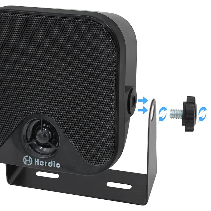 Herdio Waterproof Marine Speakers 100W 4 Inch Outdoor Audio