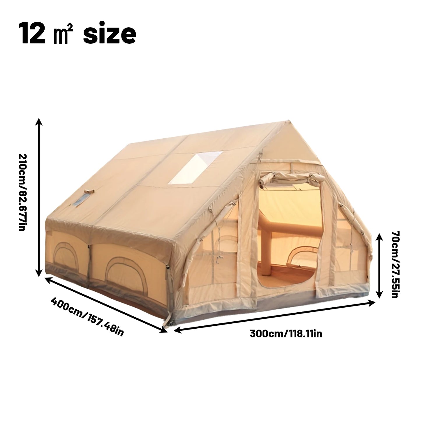 Pakicetus Inflatable Family Tent for Luxury Camping