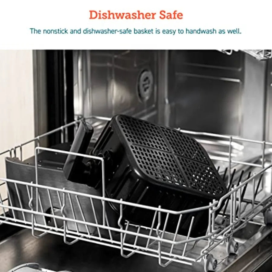 12-In-1 Air Fryer With Detachable Basket Dishwasher Safe