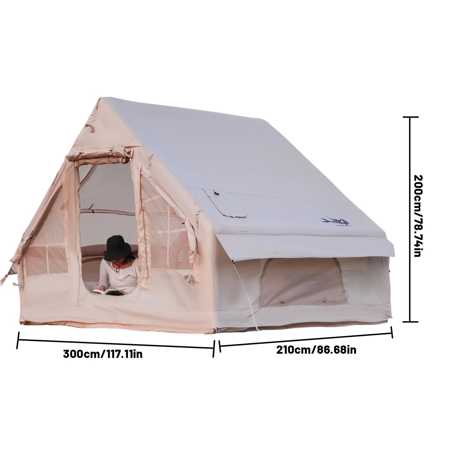 Pakicetus Inflatable Family Tent for Luxury Camping