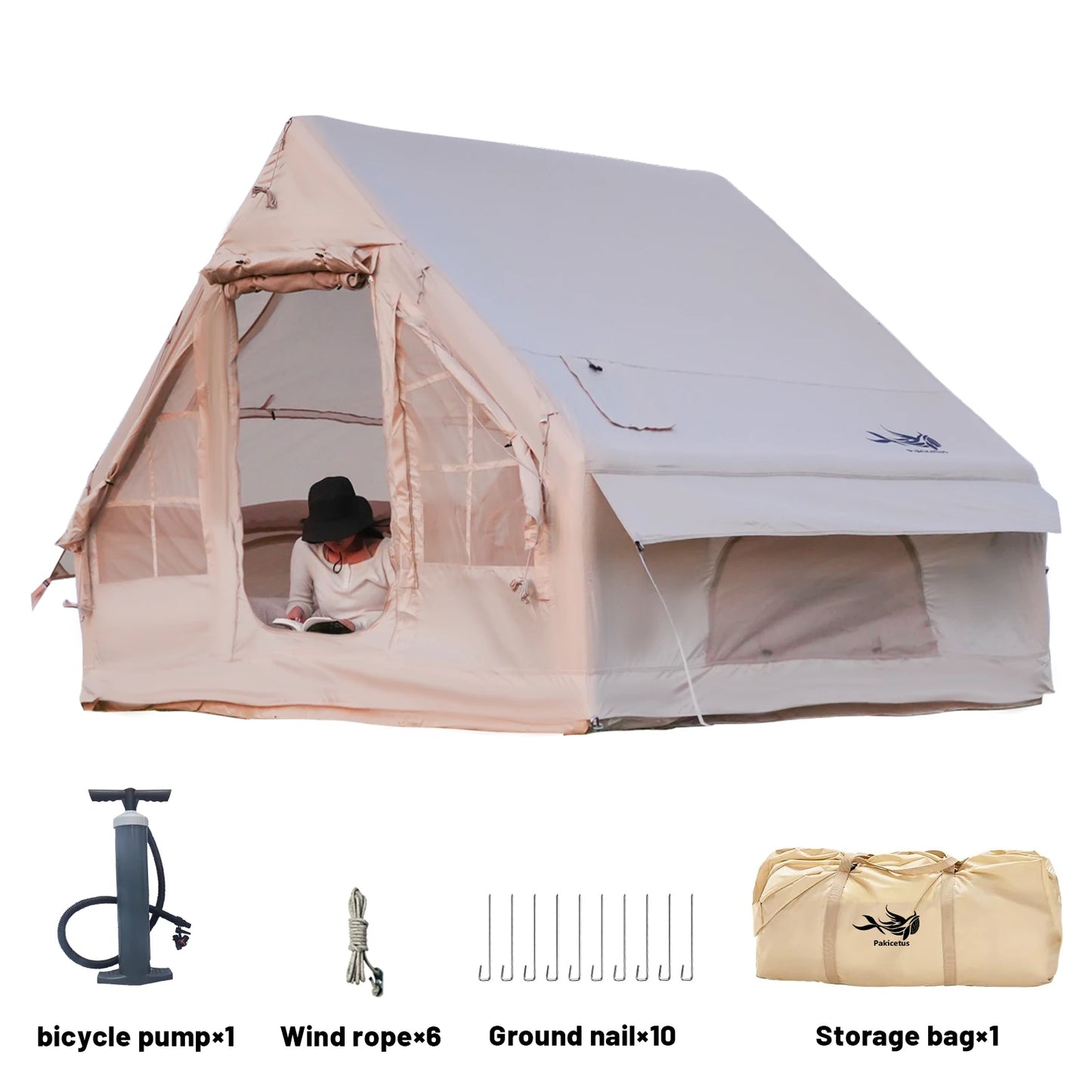 Pakicetus Inflatable Family Tent for Luxury Camping