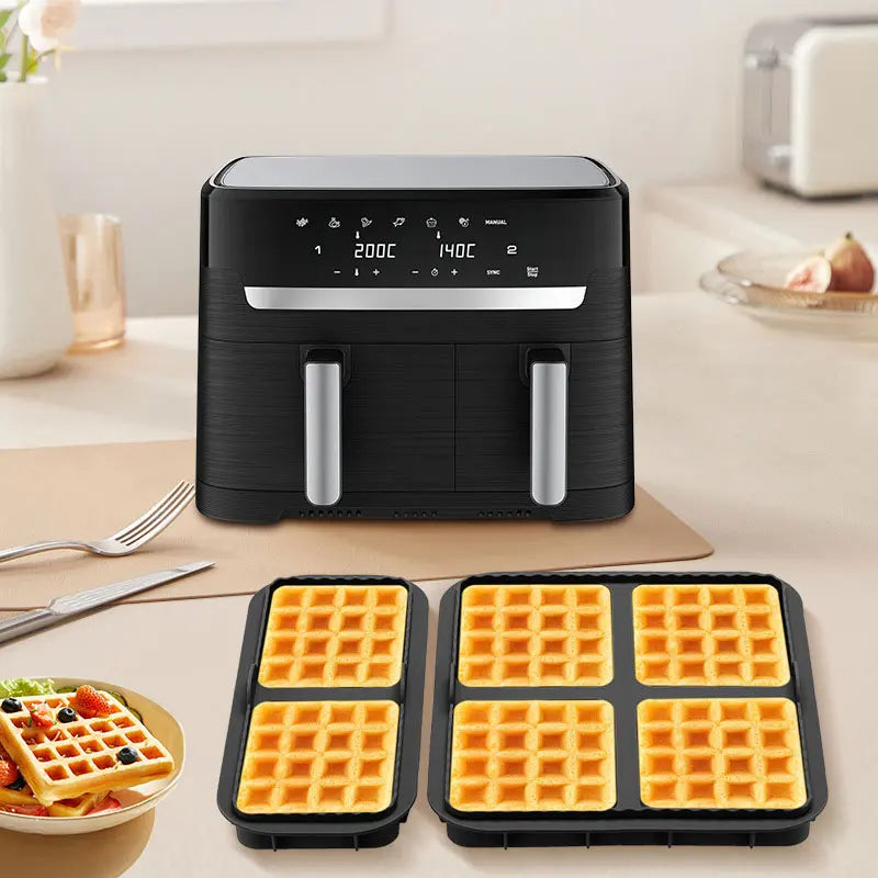 Air Fryer Silicone Biscuit Mold Set Nonstick Baking Tray