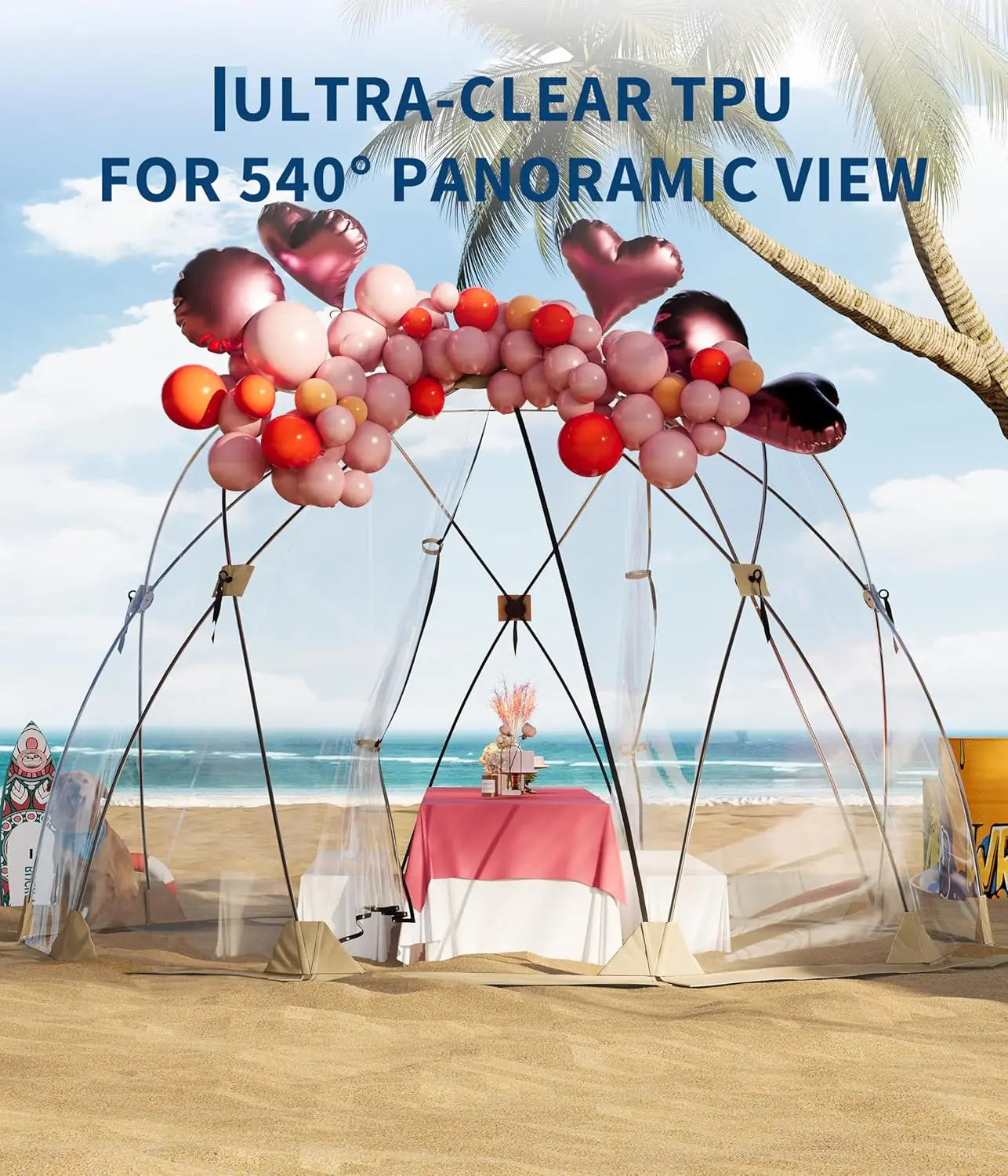TWISTER.CK All Weather Pop Up Garden Dome Tent Outdoors