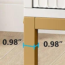 Tribesigns Modern Nightstand With Three Drawers Bedside Table